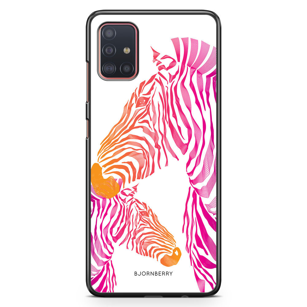Samsung Galaxy A51 Case - Pink Zebras
