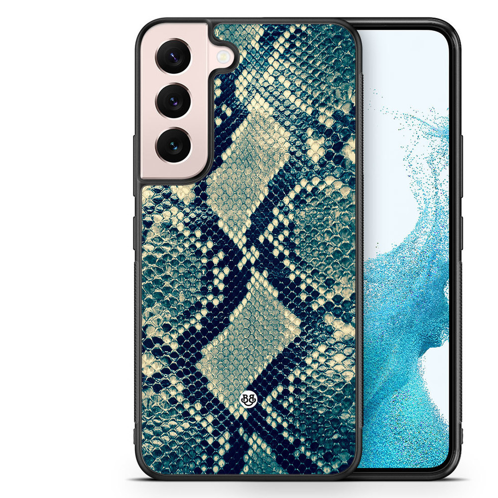 Samsung Galaxy S23 5G Case - Blue Snakeskin
