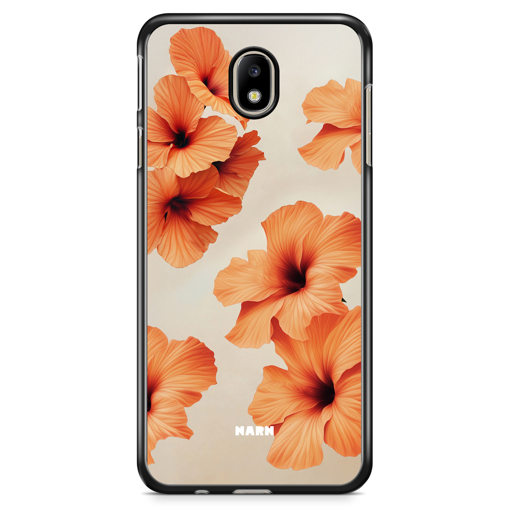 Samsung Galaxy J3 (2017) Case - Hibiscus Era - Papaya