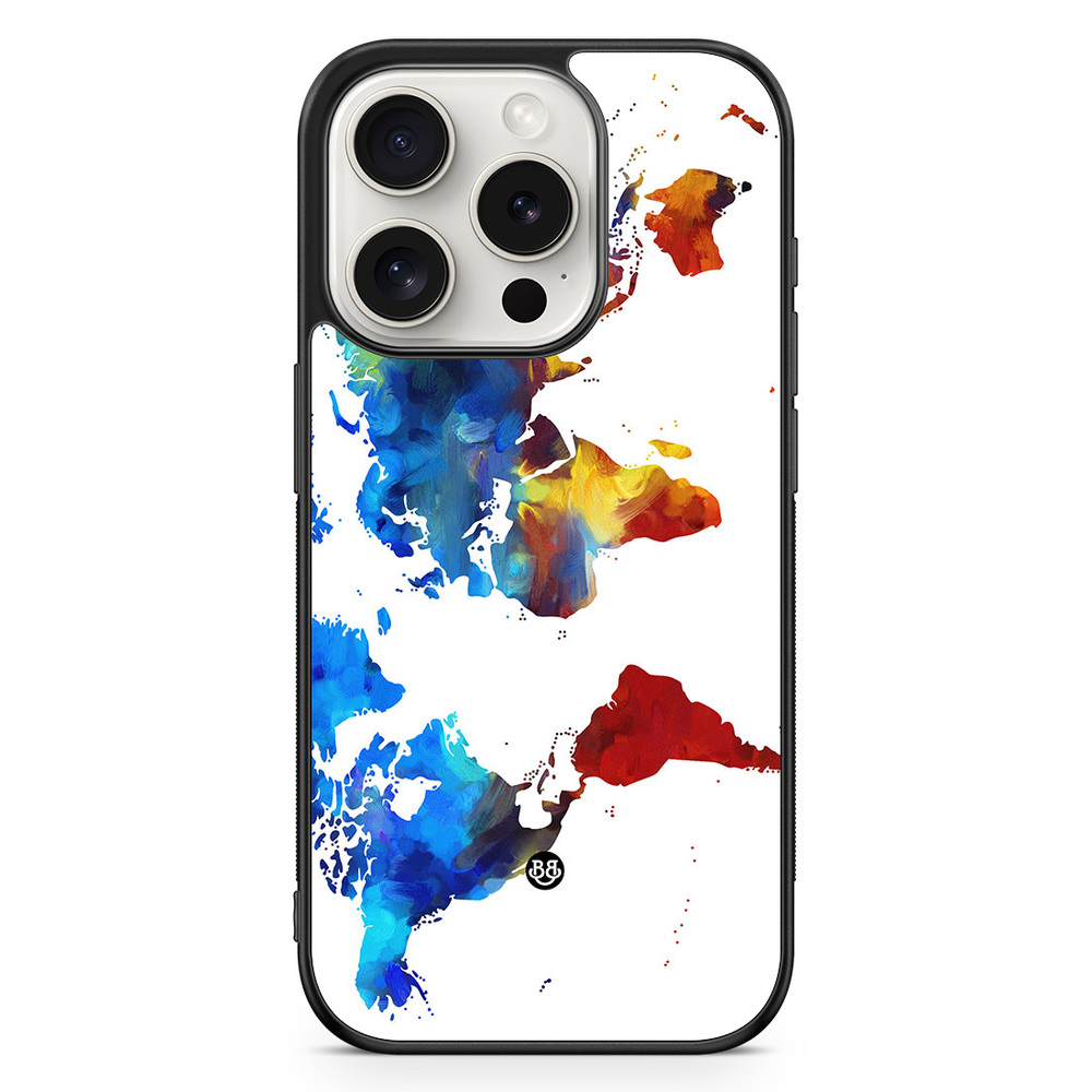 iPhone 15 Pro Case - World Map