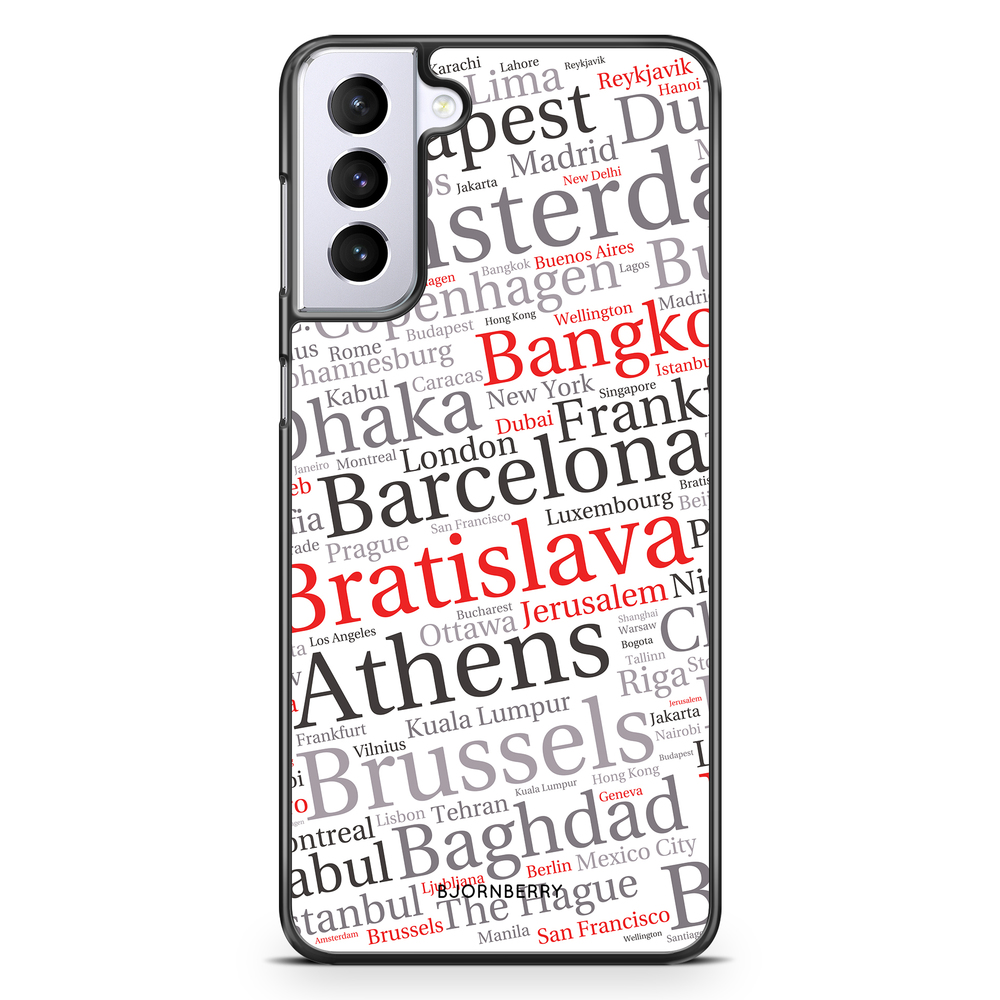 Samsung Galaxy S21 Plus Case - City Names