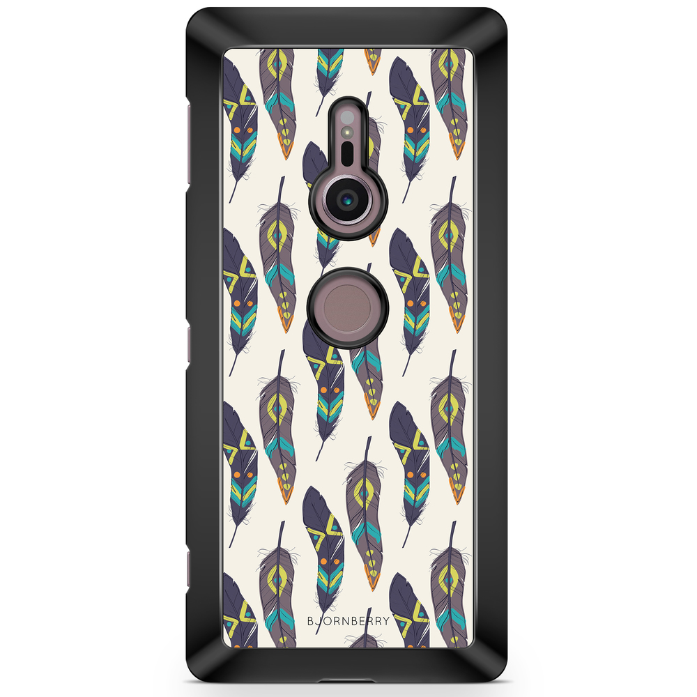 Sony Xperia XZ2 Case  - Ethnic Feathers