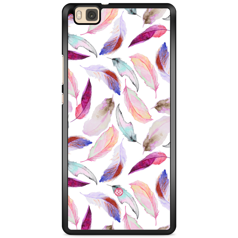 Huawei P8 Lite Case - Watercolor Feathers