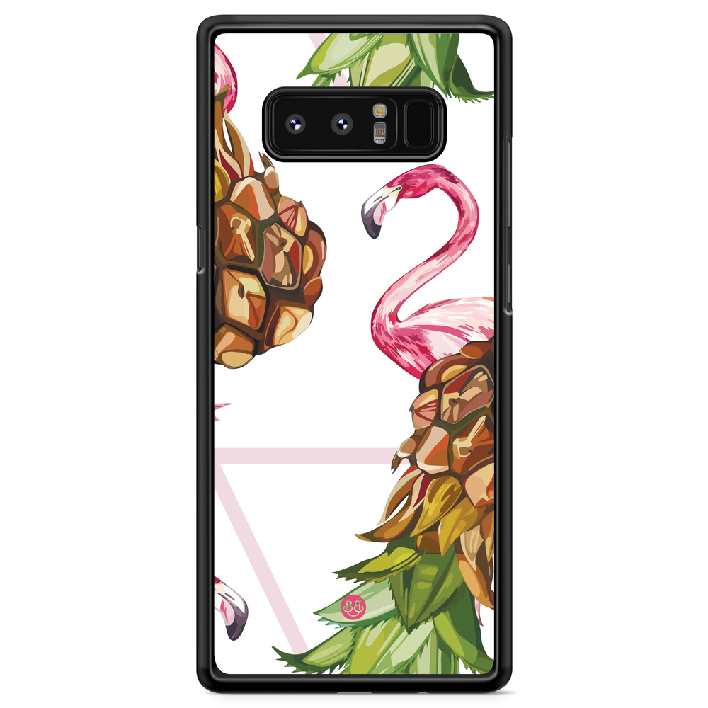 Samsung Galaxy Note 8 Case - Pineapple & Flamingo