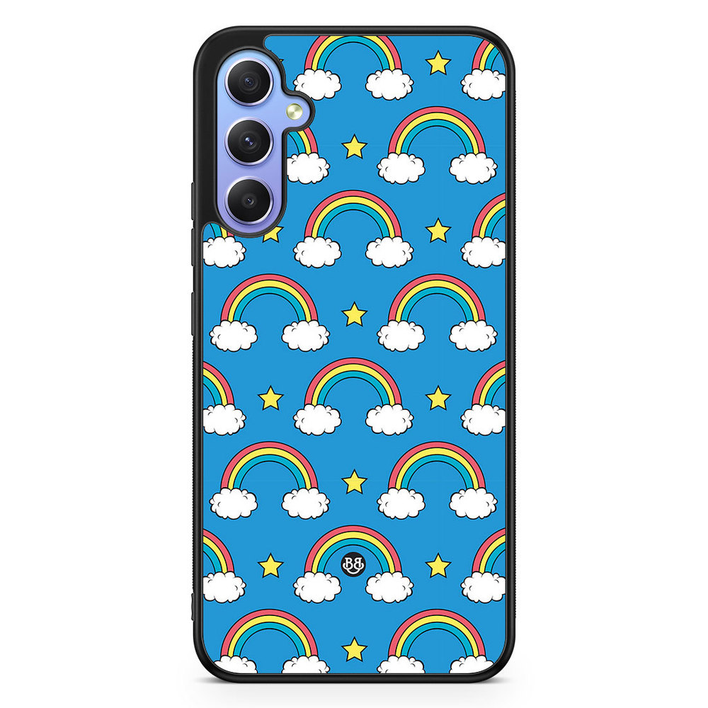 Samsung Galaxy A34 5G Case - Rainbow Pattern