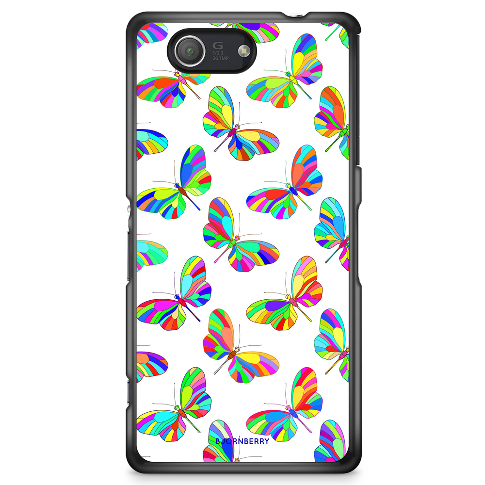 Sony Xperia Z3 Compact Case - Multi Butterflies