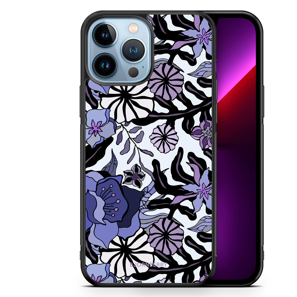 iPhone 13 Pro Max Case - Purple Flowers