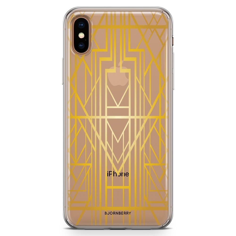 iPhone Xs Max Fashion Case - Golden Pattern