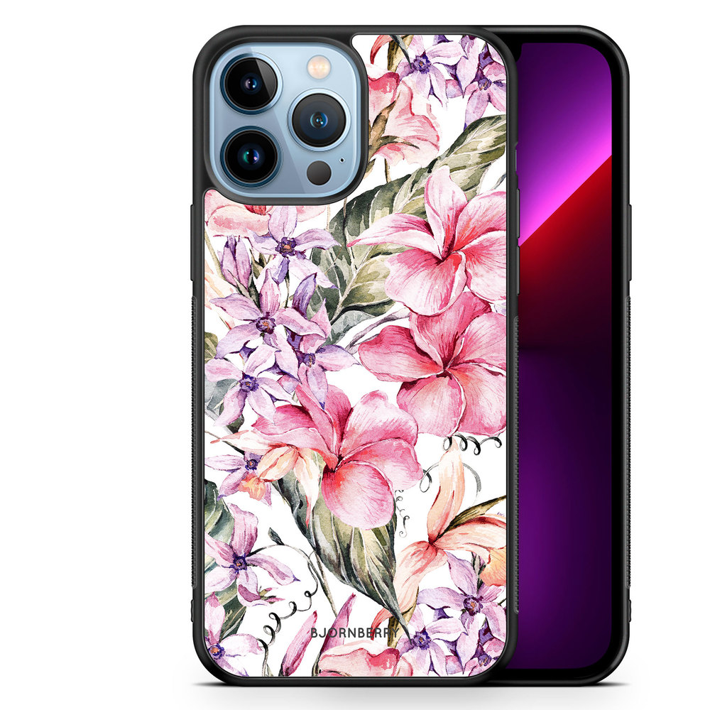 iPhone 13 Pro Max Case - Watercolor Flowers