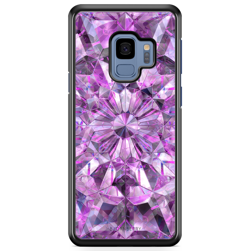 Samsung Galaxy S9 Case - Purple Crystals