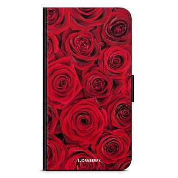 Huawei P20 Lite Plånboksfodral - Röda Rosor