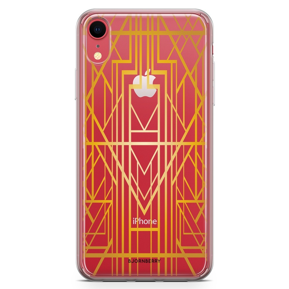 iPhone XR Fashion Case - Golden Pattern