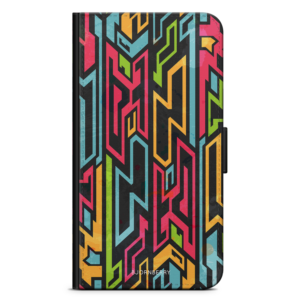 Huawei Y6 (2017) Wallet Case - Colored Tribal
