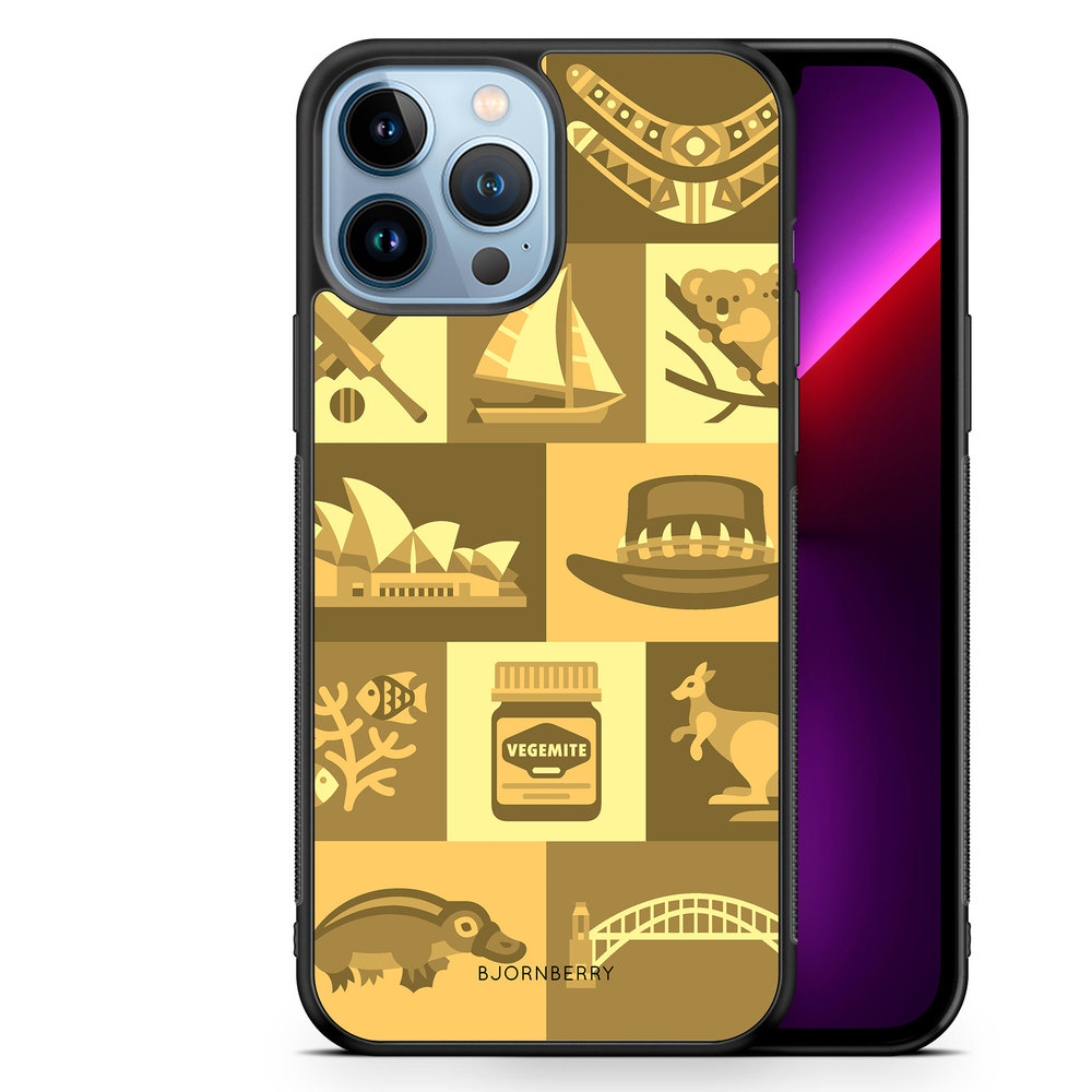 iPhone 13 Pro Max Case - Australian Pattern