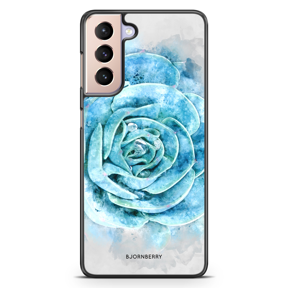 Samsung Galaxy S21 Case - Blue Cactus