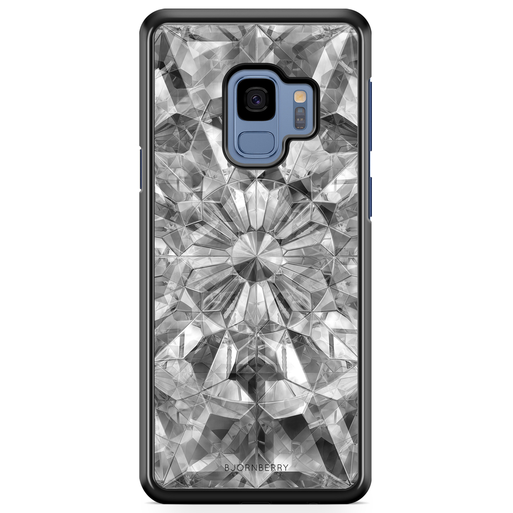 Samsung Galaxy S9 Case - Grey Crystals