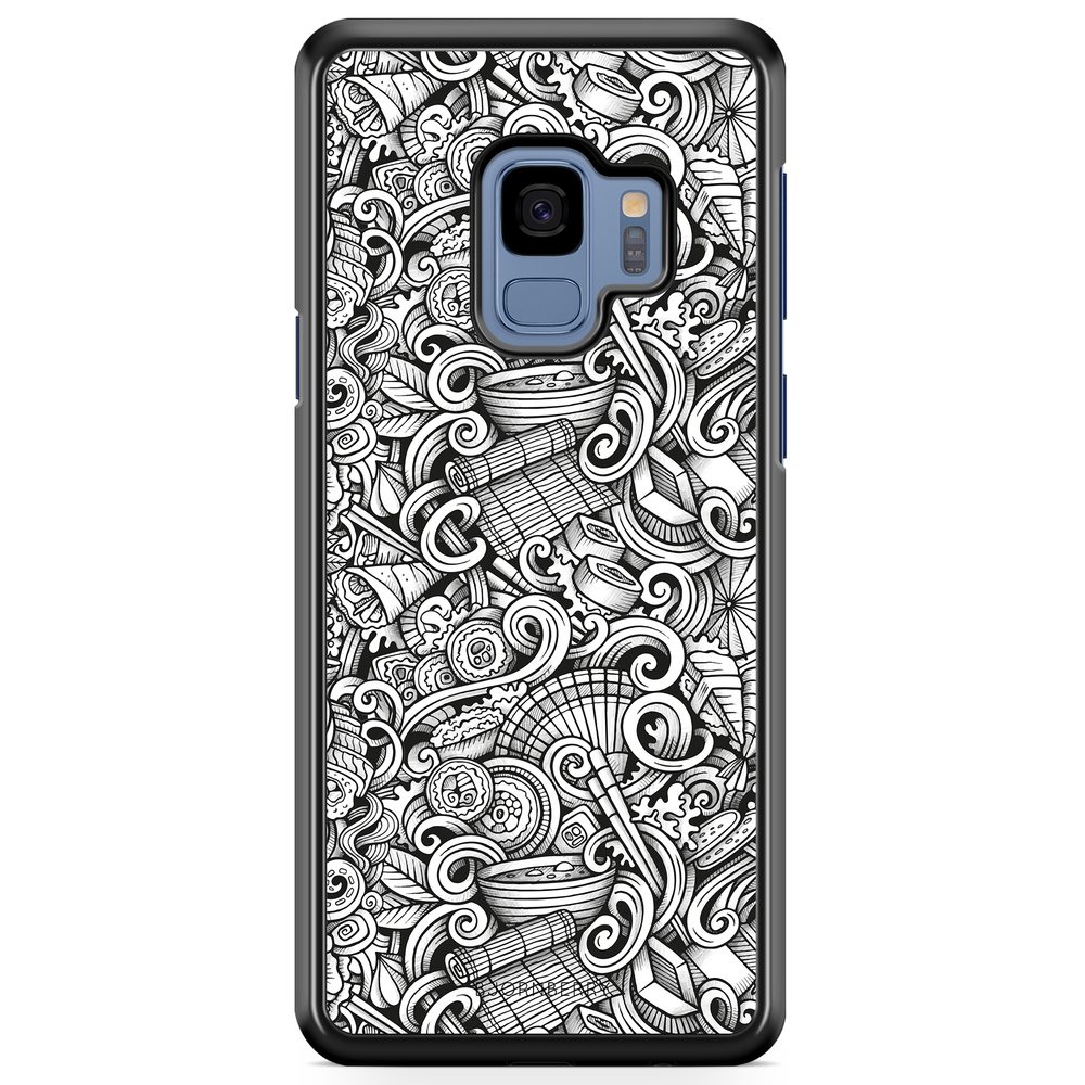 Samsung Galaxy S9 Case - Japanese Pattern