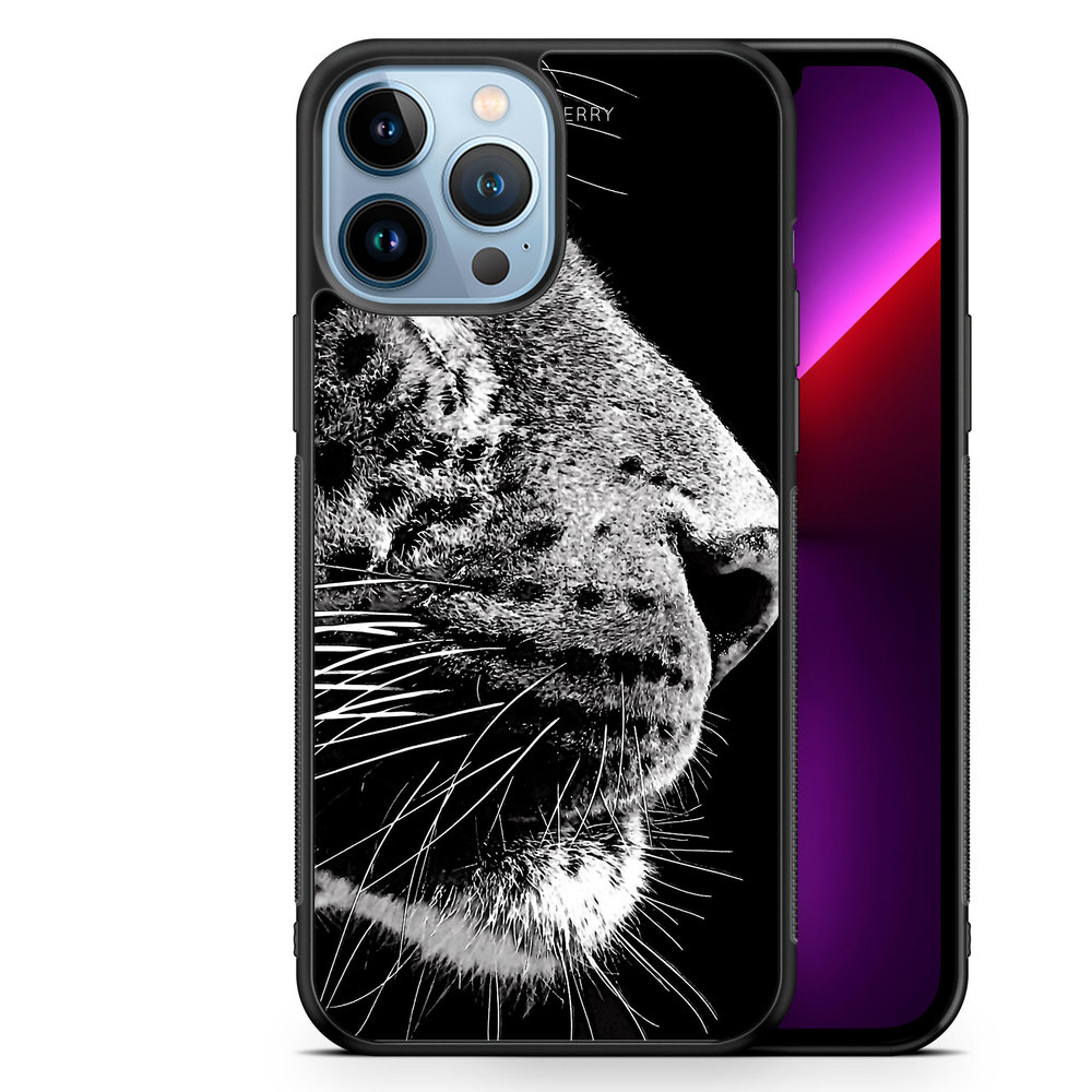 iPhone 13 Pro Max Case - Leopard Face