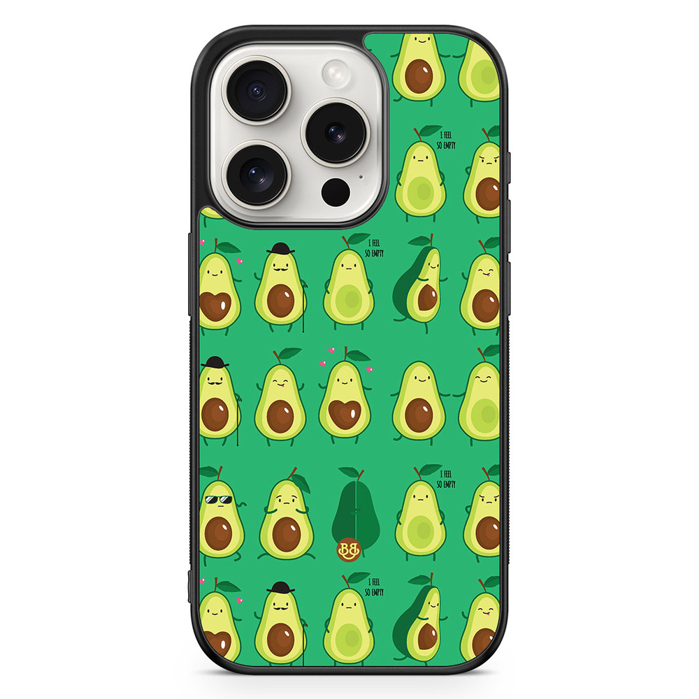 iPhone 15 Pro Case - Avocado Pattern