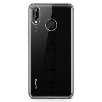 Huawei P20 Lite Fashion Skal Custom - Centrerat Namn