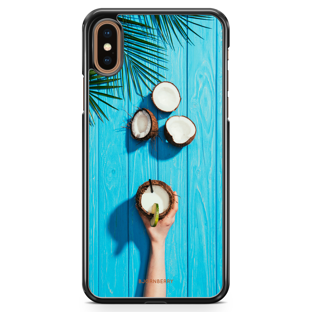iPhone XS Max Case - Coconut Drink