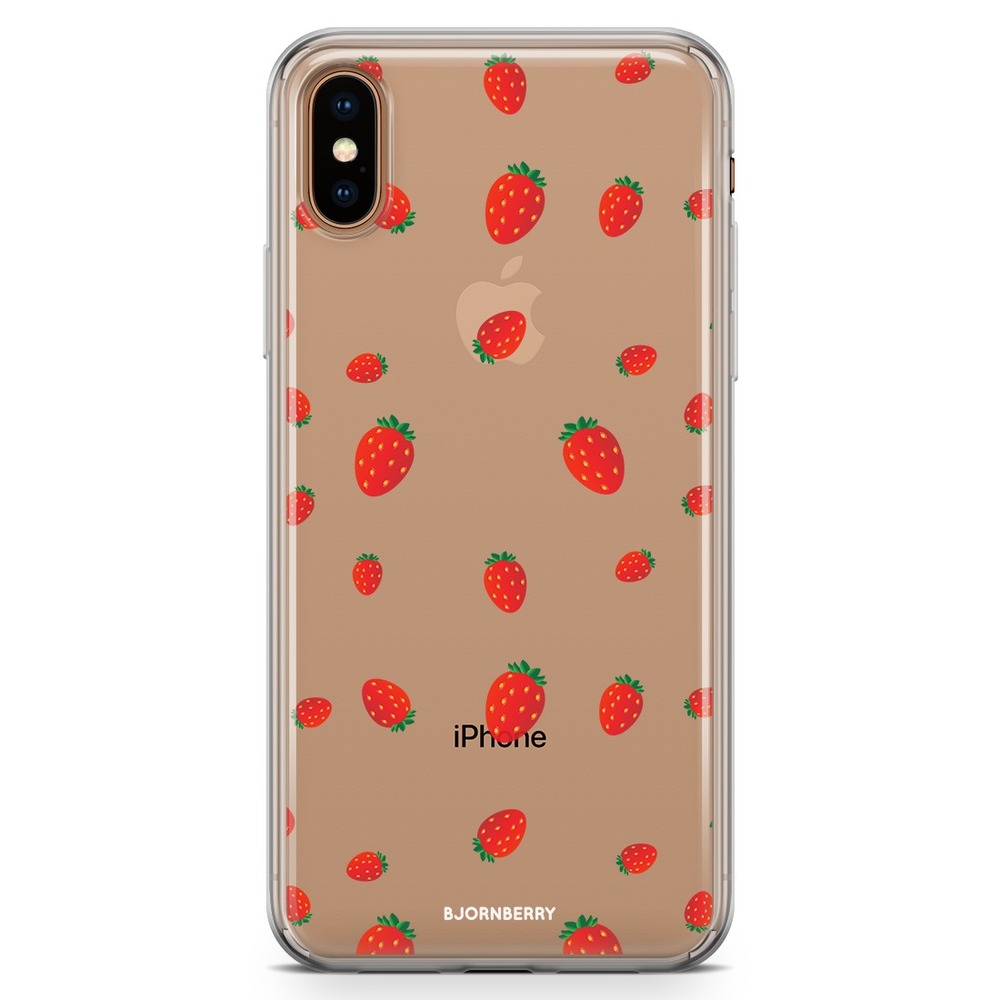 iPhone Xs Max Fashion Case - Strawberry Pattern