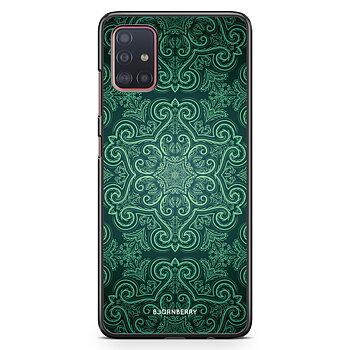 Samsung Galaxy A51 Skal - Grön Retromönster