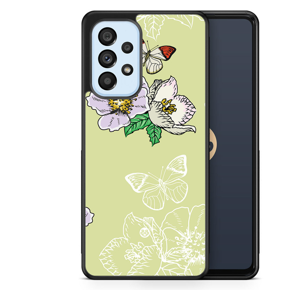 Samsung Galaxy A53 5G Case - Butterfly Flower