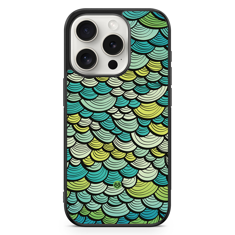 iPhone 15 Pro Case - Green Mermaid Scales