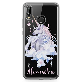 Huawei P20 Lite Fashion Skal Custom - Enhörning Namn
