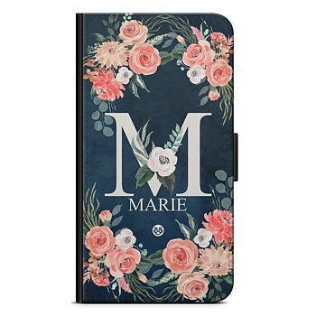 Xiaomi Redmi 10 Custom Wallet Case - Monogram Name