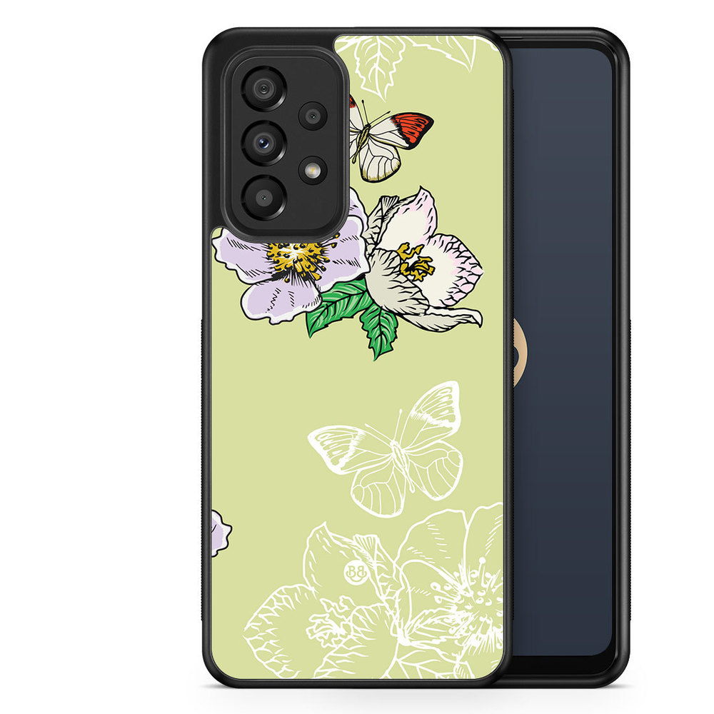 Samsung Galaxy A33 5G Case - Butterfly Flower