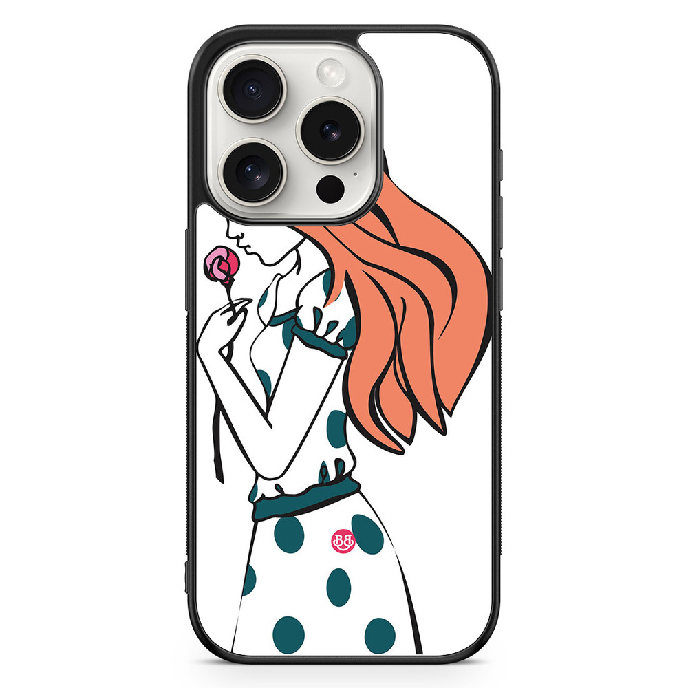 iPhone 15 Pro Case - Girl Rose