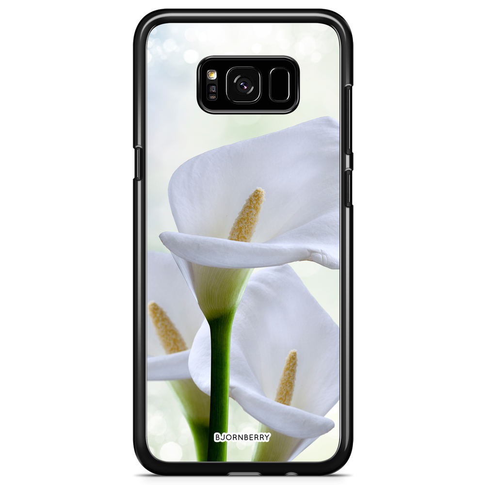 Samsung Galaxy S8 Case - White flower