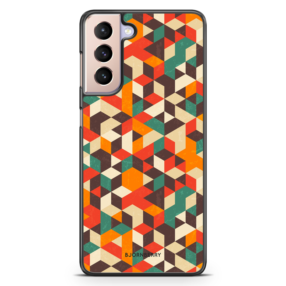 Samsung Galaxy S21 Case - Retro Geometric
