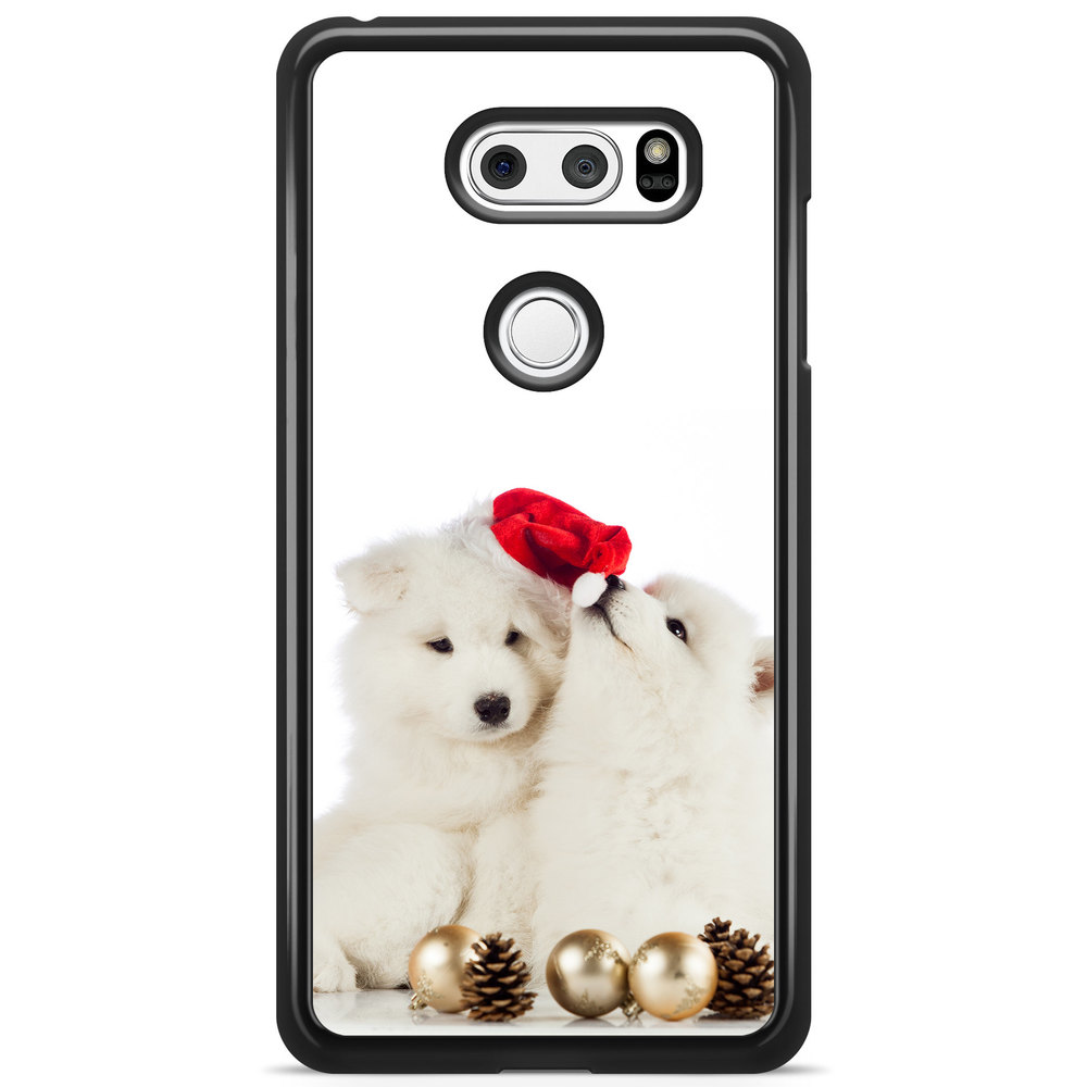 LG V30 Case - Christmas Dogs