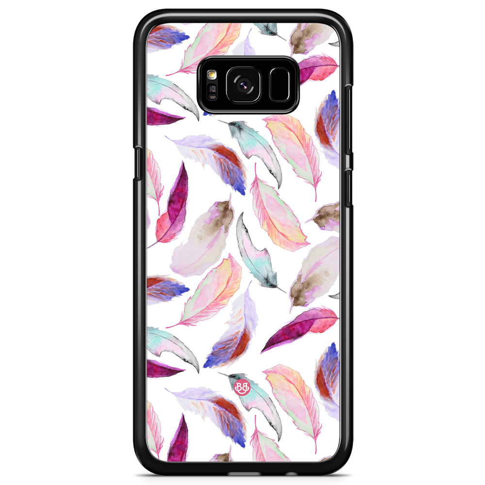 Samsung Galaxy S8 Plus Case - Watercolor Feathers