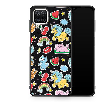 Samsung Galaxy A12 Case - Cute Stickers