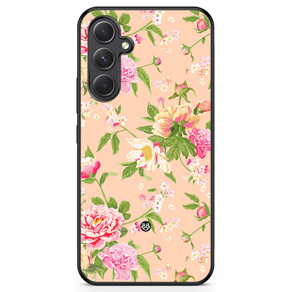 Samsung Galaxy A54 5G Case - Peony Flowers