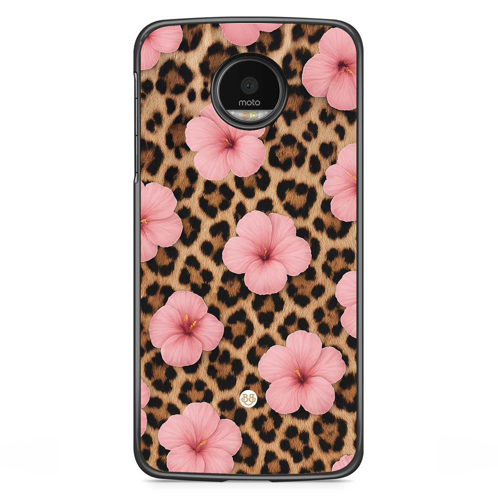 Motorola Moto G5S Plus Case - WILD BLOOM - Leopard Flower