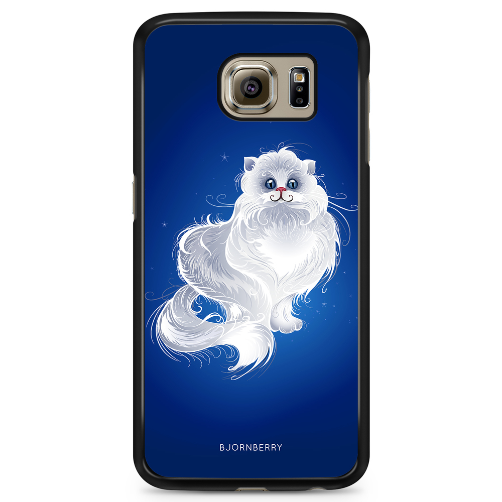 Samsung Galaxy S6 Case - White Cat