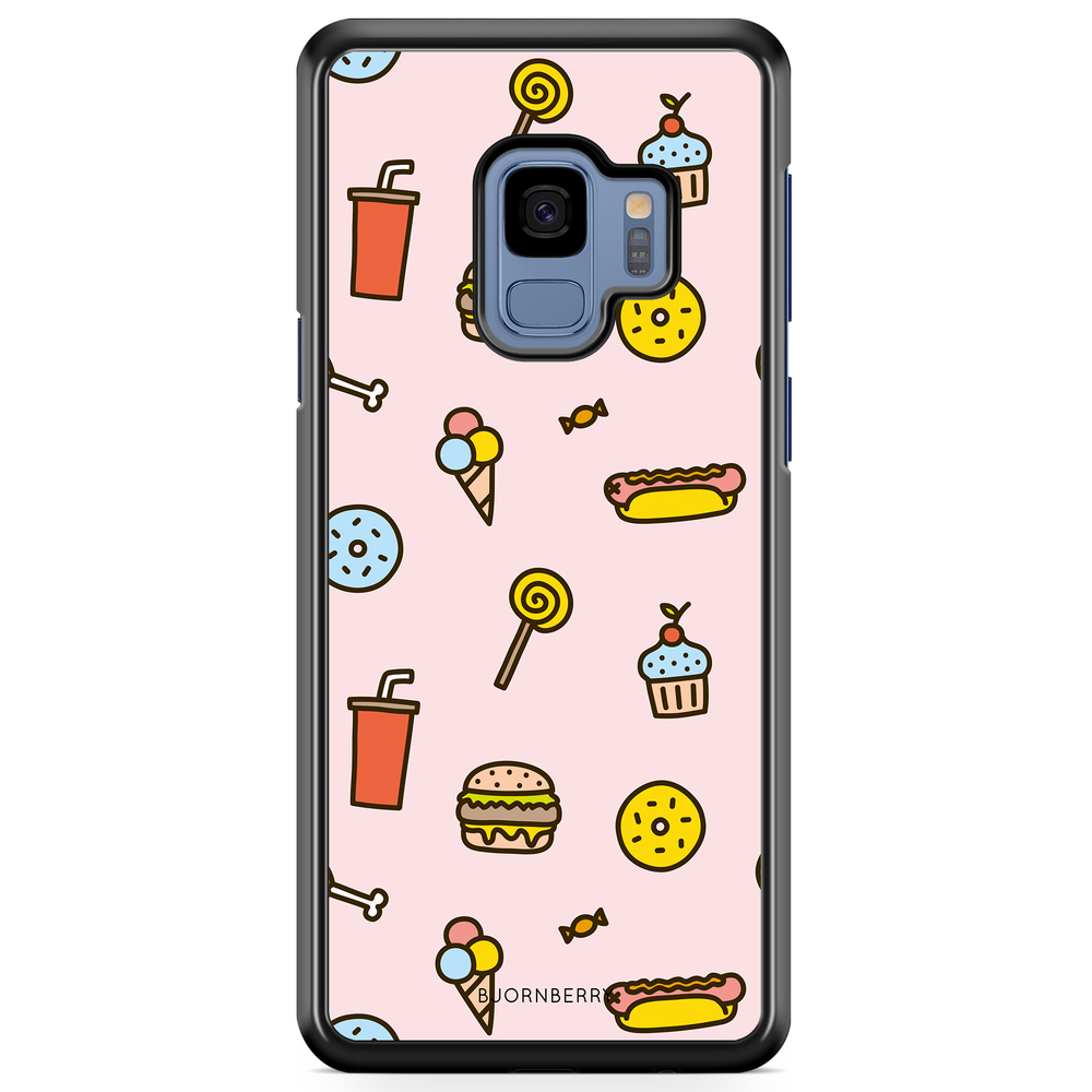 Samsung Galaxy S9 Case - Junk Food Pattern