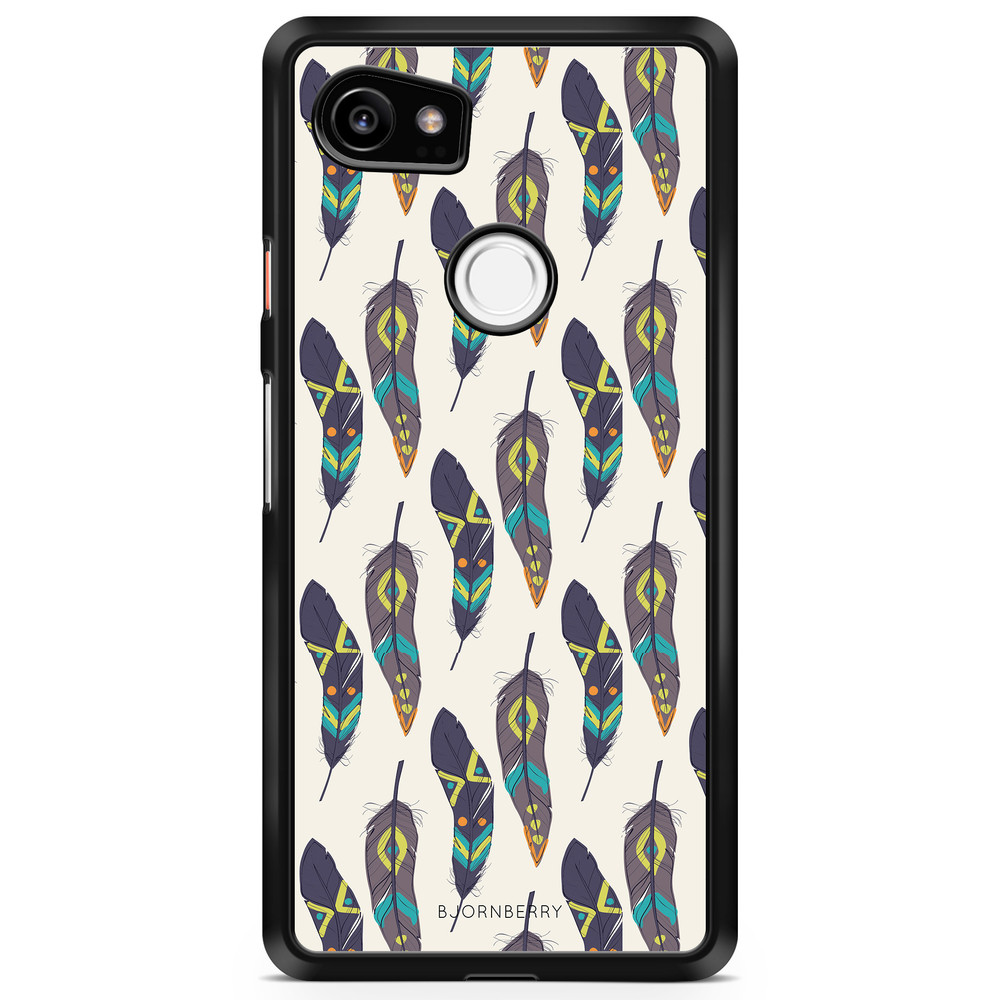 Google Pixel 2 XL Case - Ethnic Feathers