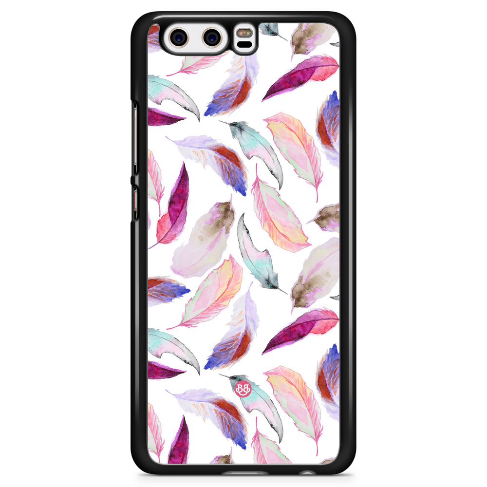 Huawei P10 Plus Case - Watercolor Feathers