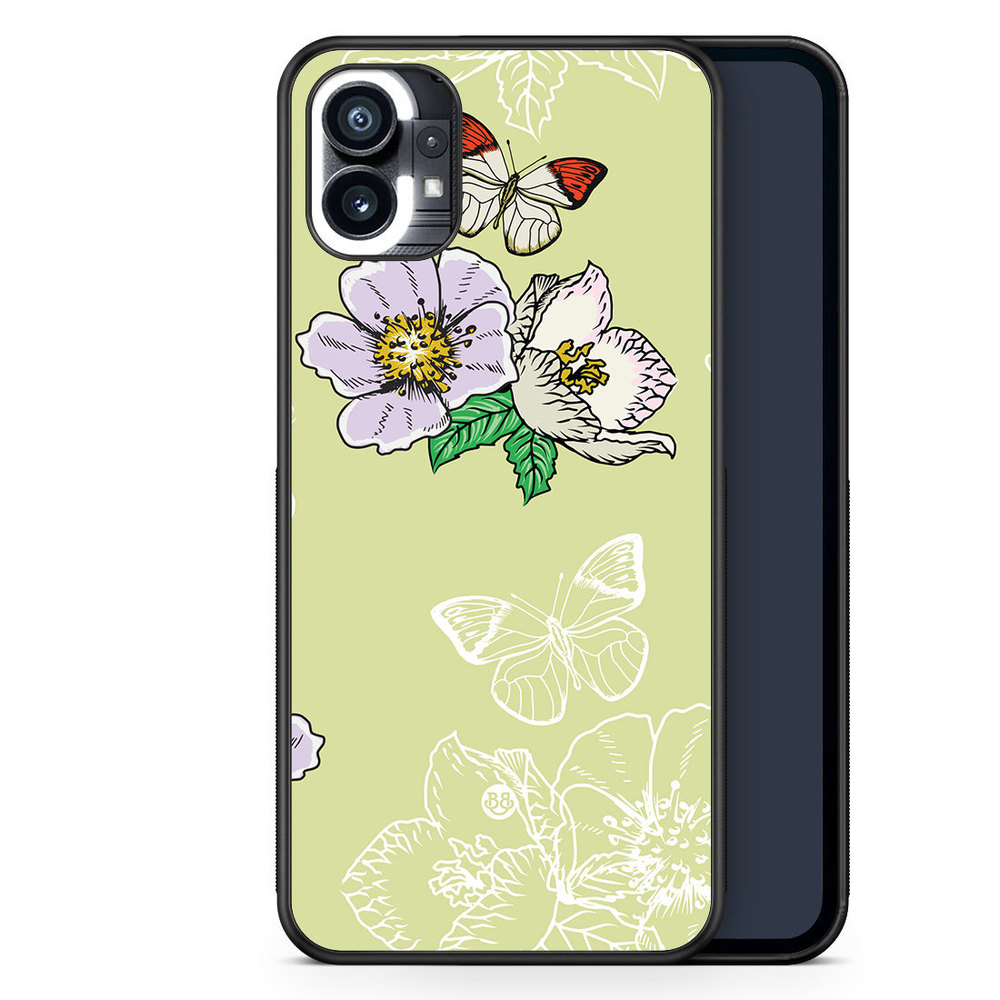 Nothing Phone (1) Case - Butterfly Flower