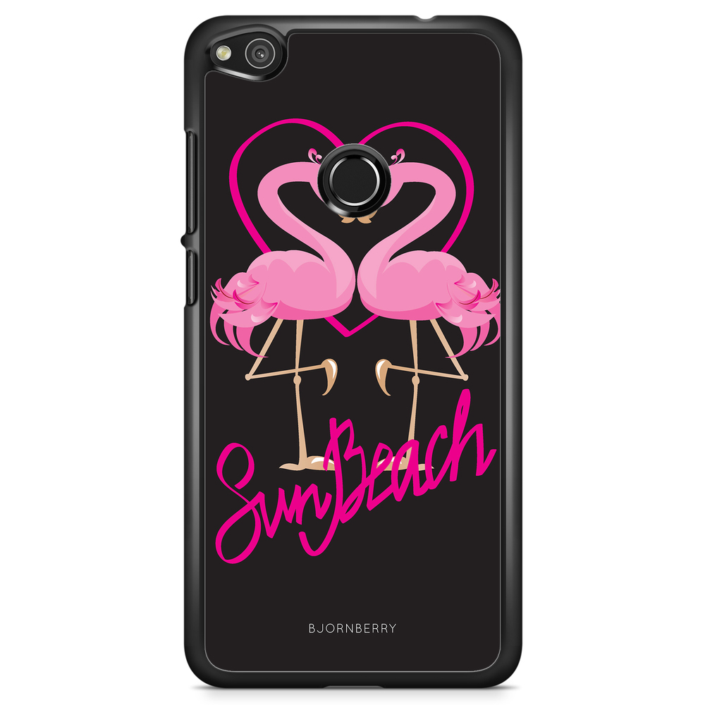 Huawei Honor 8 Lite Case - Sun Beach Flamingo