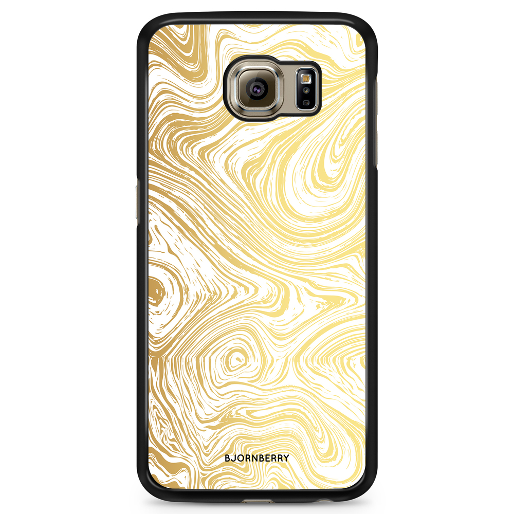 Samsung Galaxy S6 Edge+ Case - Gold Marble