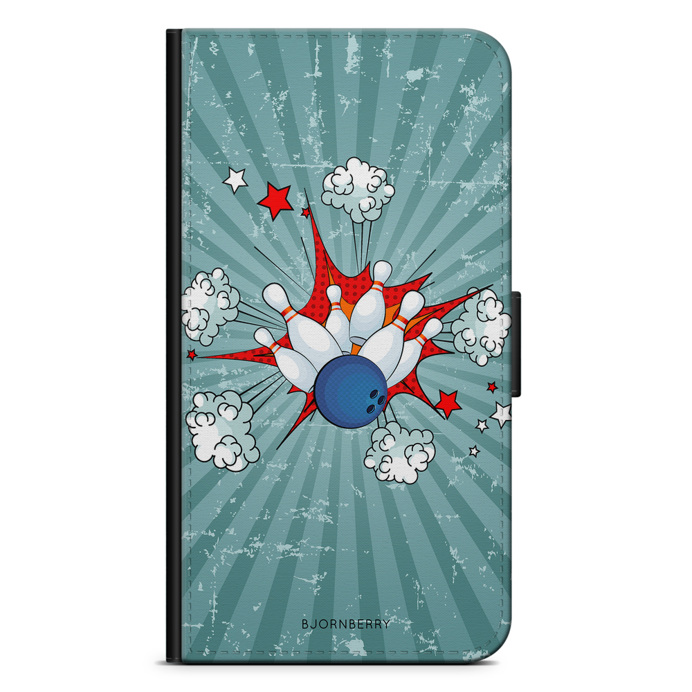 Huawei P40 Pro Wallet Case - Bowling Strike