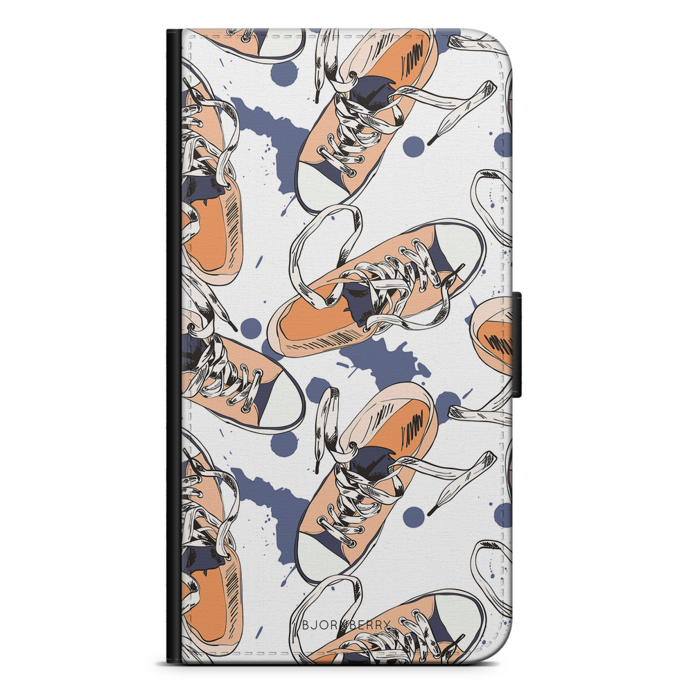 Samsung Galaxy S3 Mini Wallet Case - Shoes Pattern