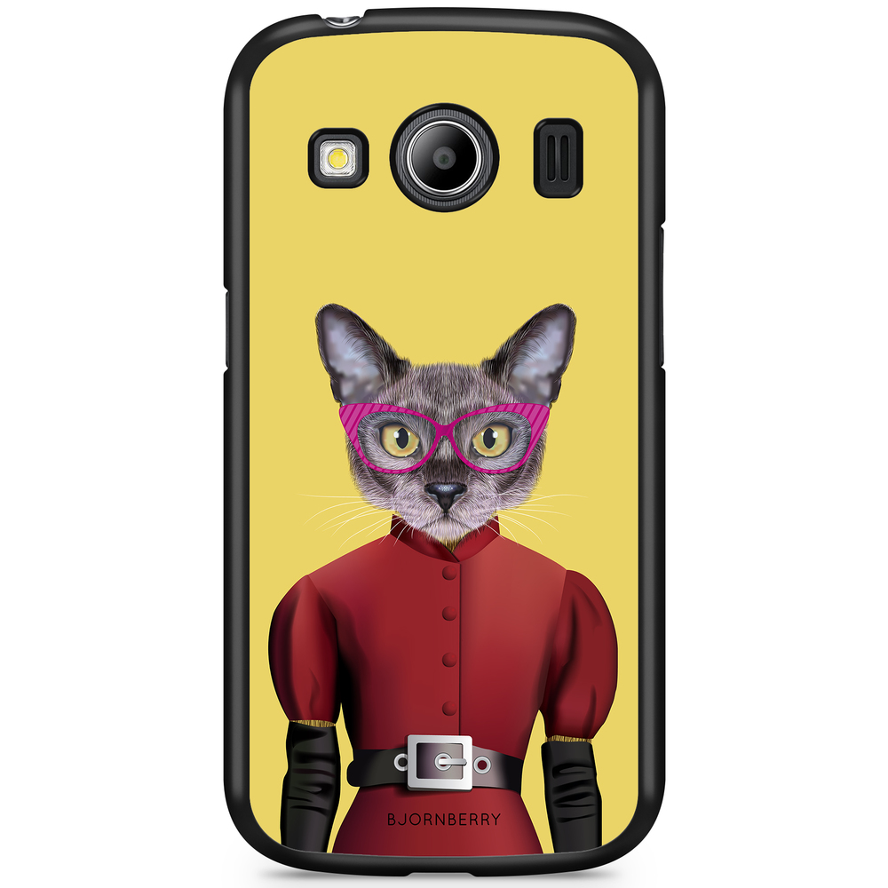 Samsung Galaxy Ace 4 Case - Hipster Cat